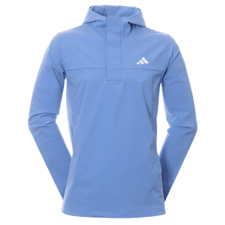 adidas Ripstop Quarter Zip Men&#039;s Blue Fusion Pullover 