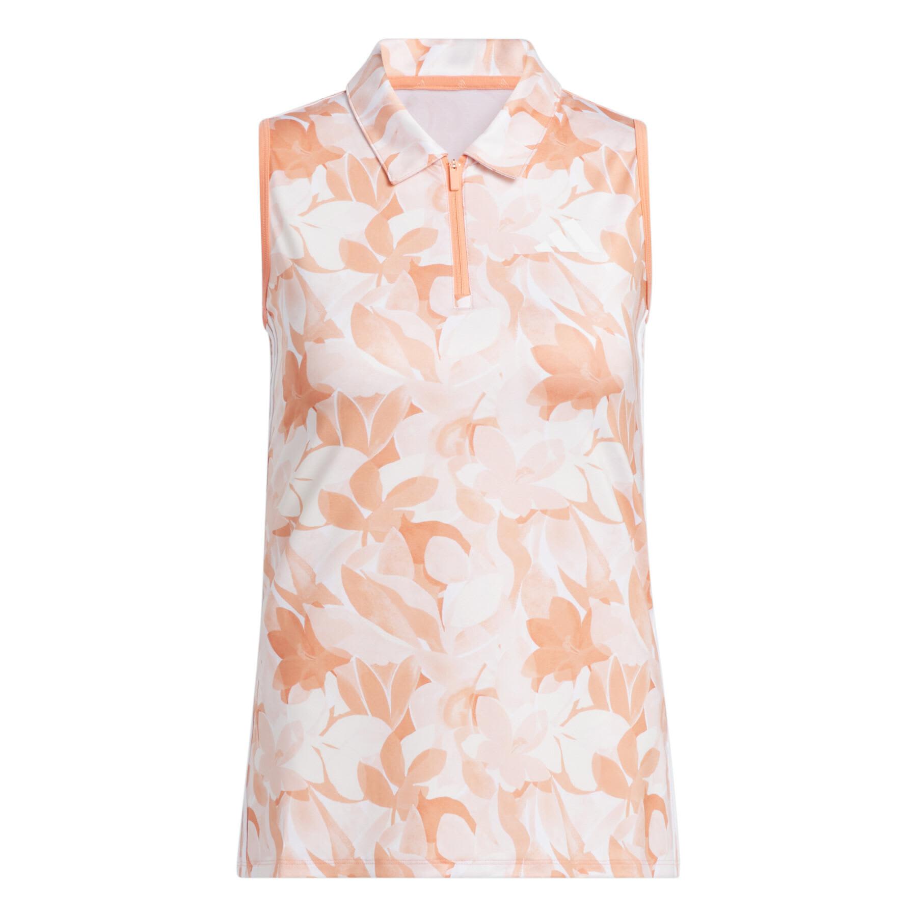 adidas Floral Coral Fusion Sleeveless Ladies Shirt