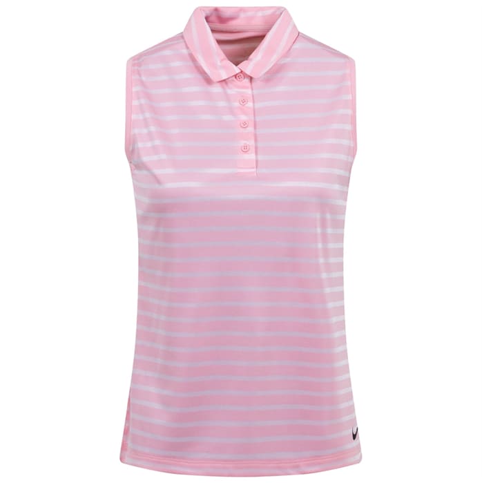 Nike Dri-Fit Victory Stripe Ladies Pink/Black Shirt