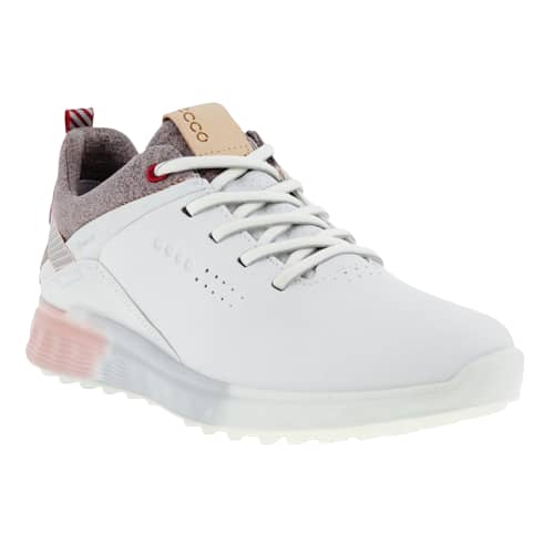 Ecco S-Three Ladies White/Silver Shoes