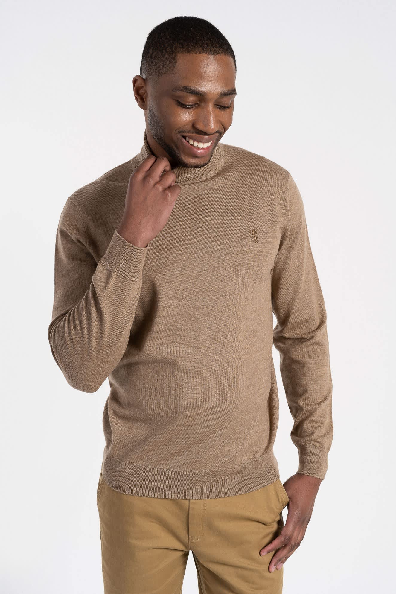 Men&#039;s Clive Polo Neck Knitwear