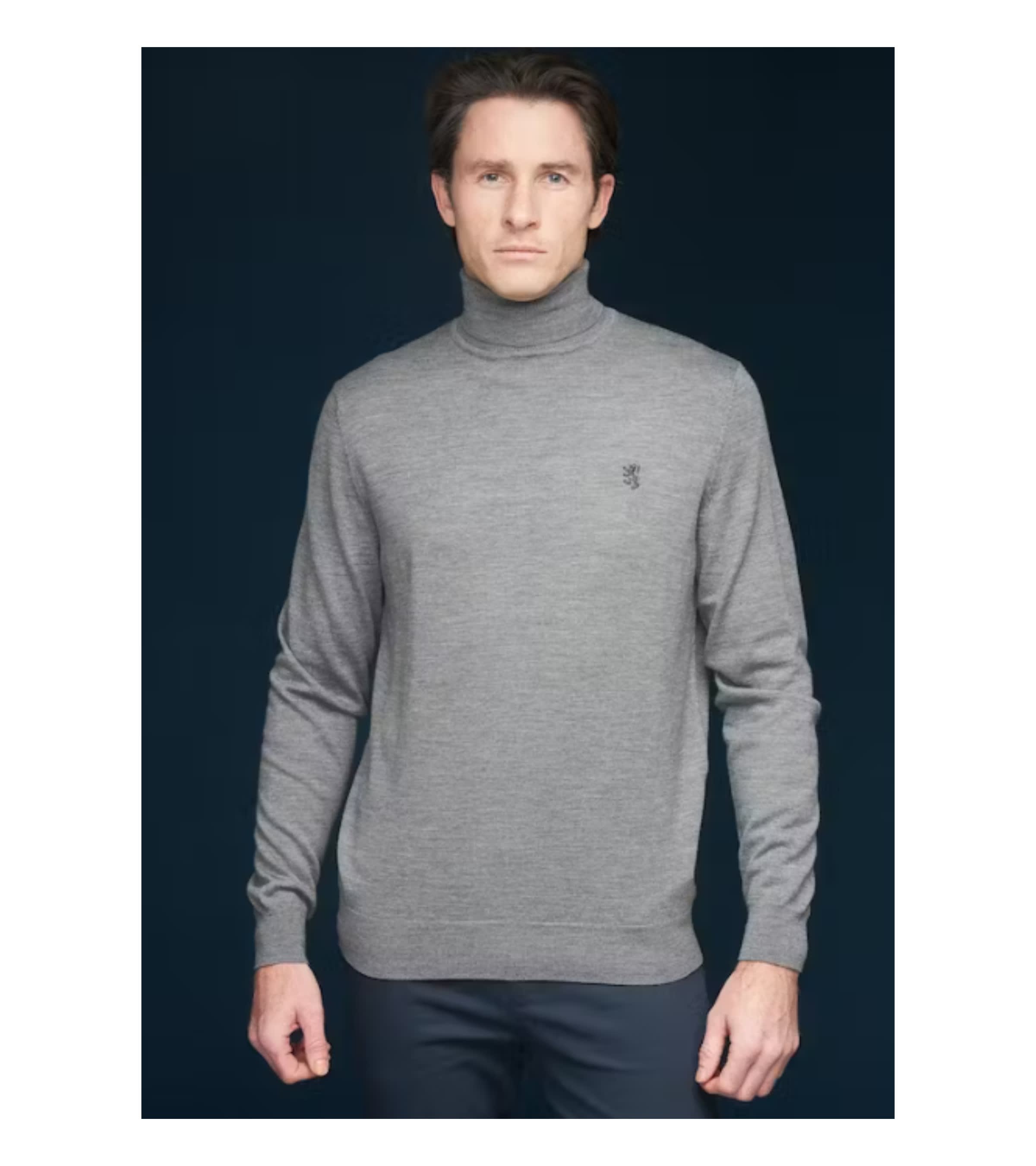 Men&#039;s Clive Polo Neck Knitwear