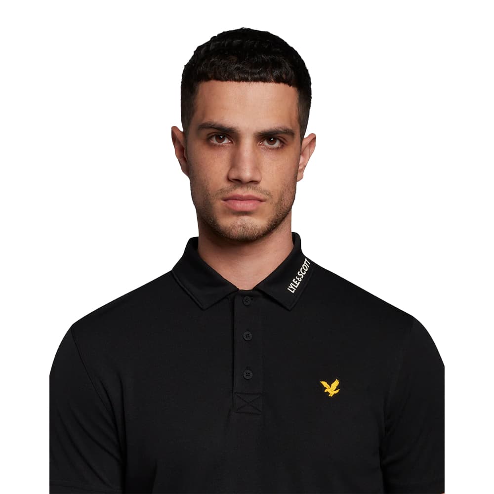 Men's Tech Collar Logo Polo