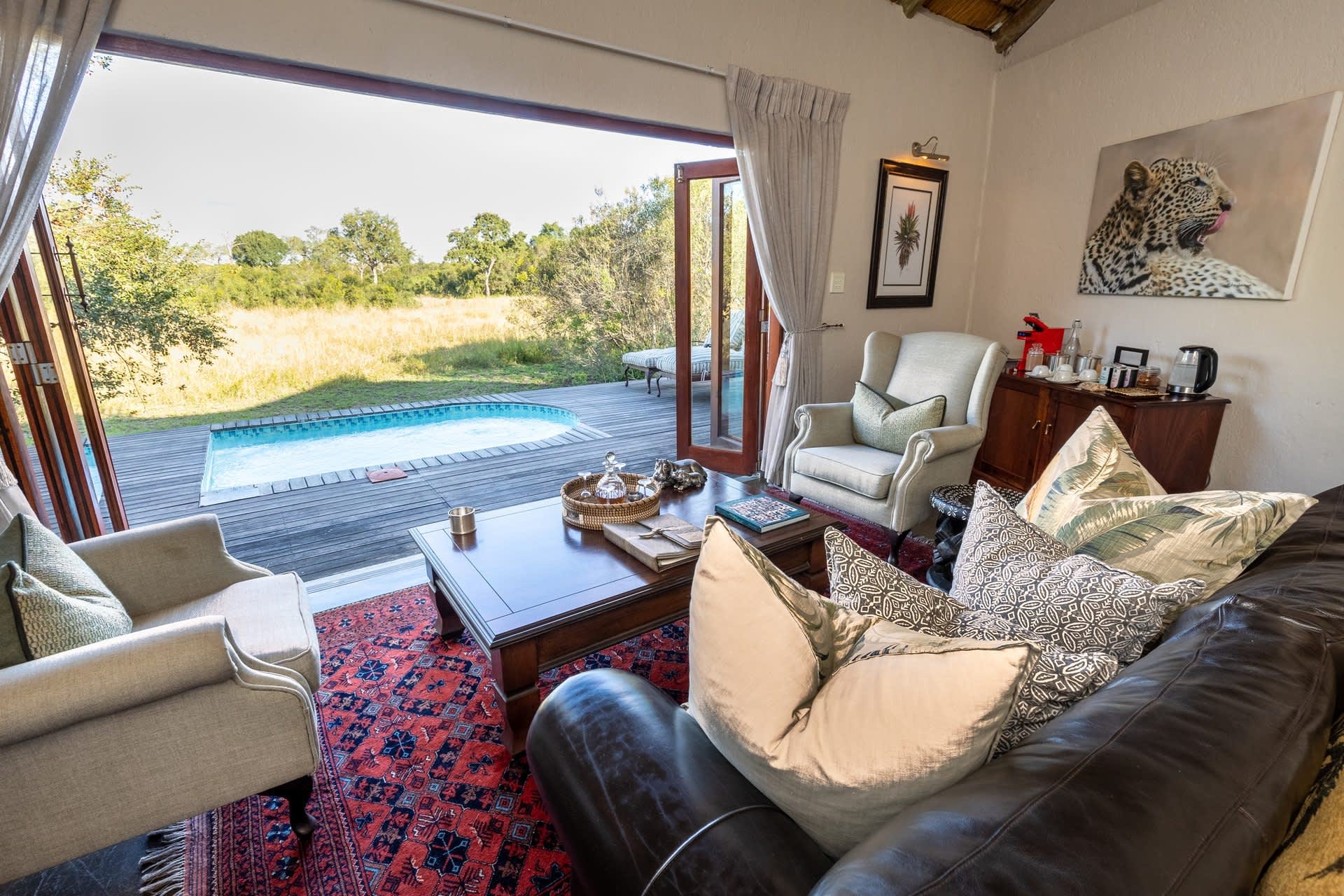 5* TINTSWALO SAFARI LODGE -Manyeleti Nature Reserve, Greater Kruger- 1 Night LUXURY Stay for 2 in a Suite + All Meals + Safari Activities + House Drinks!