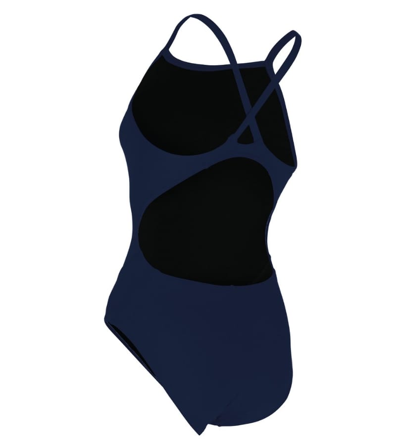 Michael Phelps Ladies MID BACK Solid Swimuit