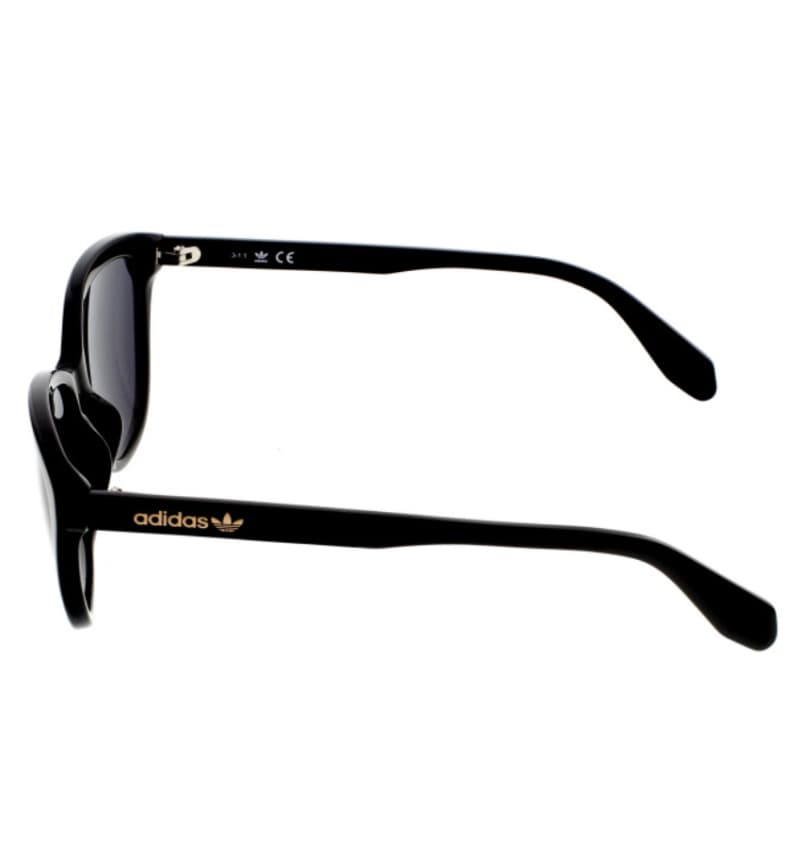 Ladies Original Cat-Eye Shape Sunglasses (Shiny Black Frame, Smoke Lens)