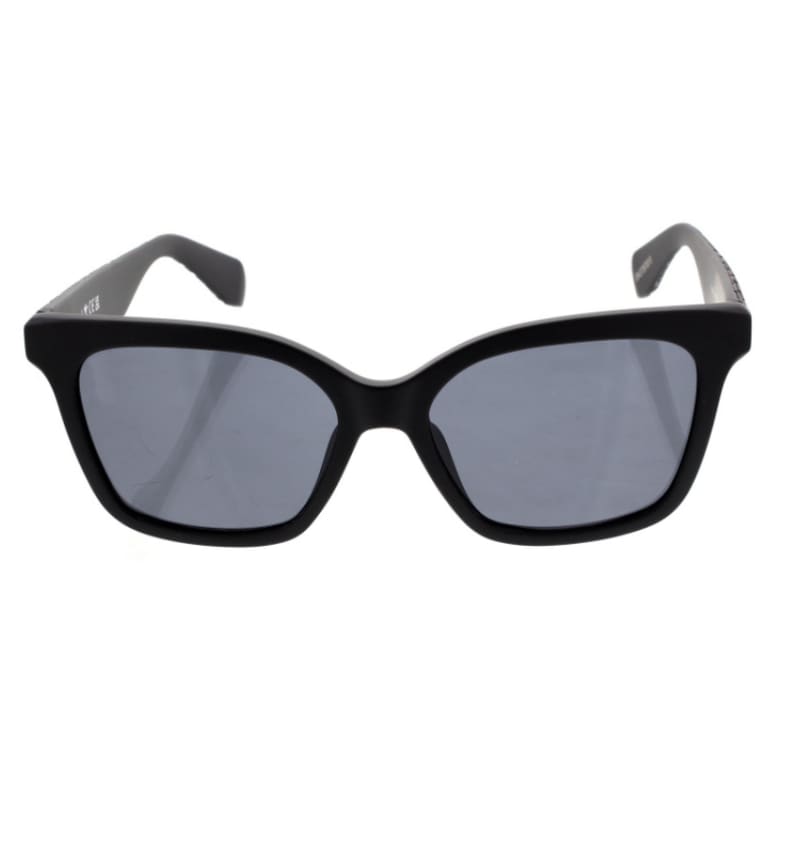 Ladies Original Wayfere Shape Sunglasses (Matte Black Frame, Recycled Smoke Lens)