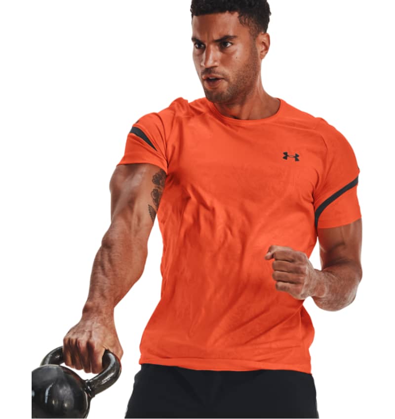 Men's RUSH 2.0 Emboss Short Sleeve T-Shirt