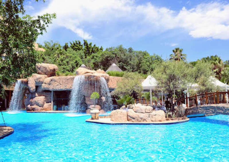 Sun City Cascades from only R4 115: 1 Night Stay + Breakfast + Access to Valley of the Waves for 2