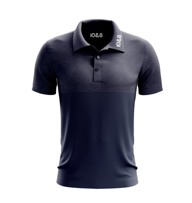 10&amp;8 Melange Men's Navy Shirt