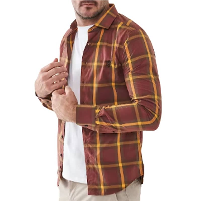 Pringle Men's Long Sleeve Tailored Check Shirt