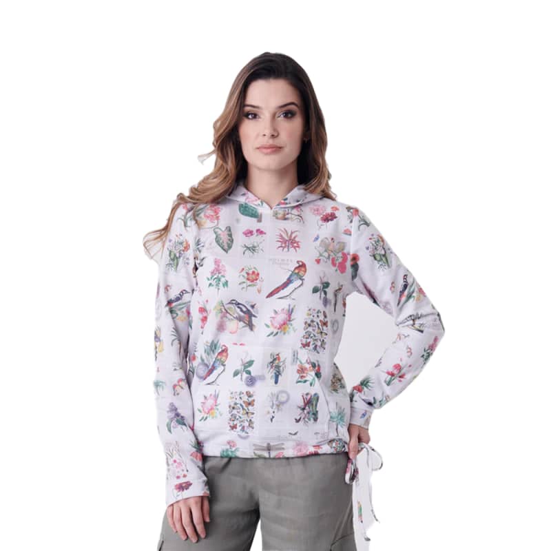 Ladies Florist Pullover Hoody