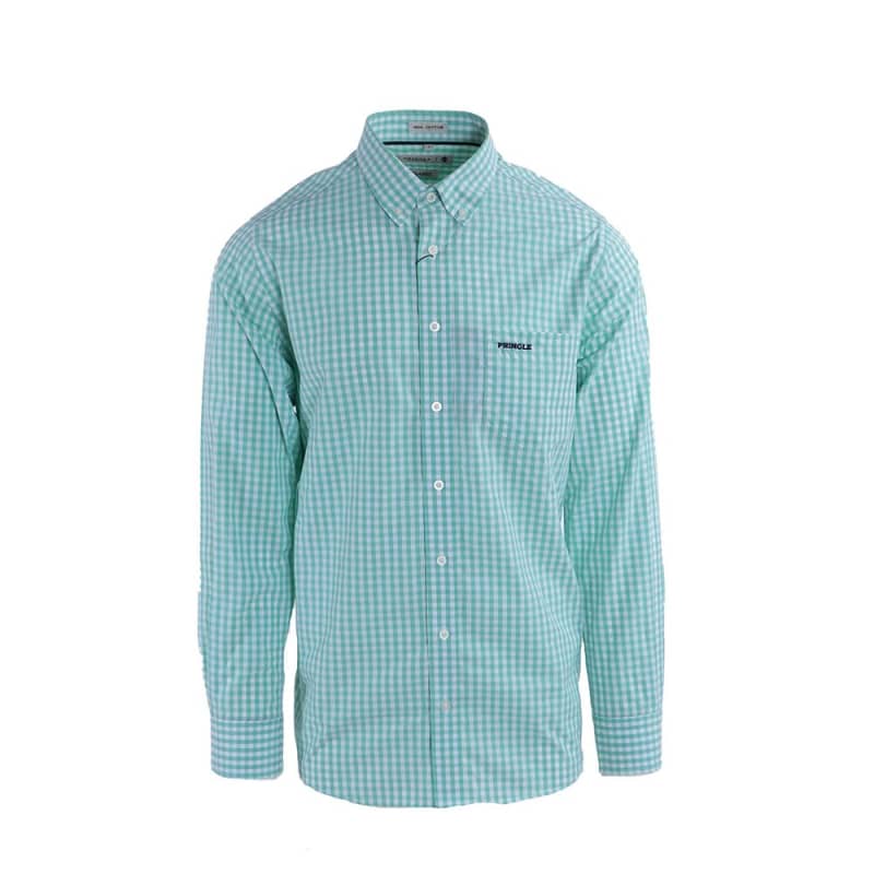 Pringle Men's Classic Long Sleeve Woven Shirt