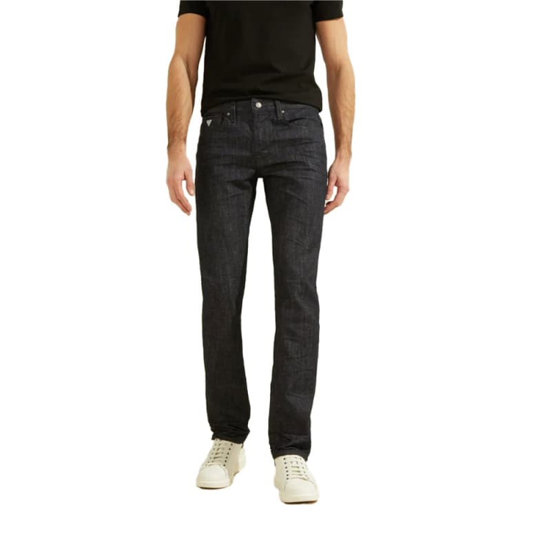 Men's Black Smoke Slim Straight Jeans