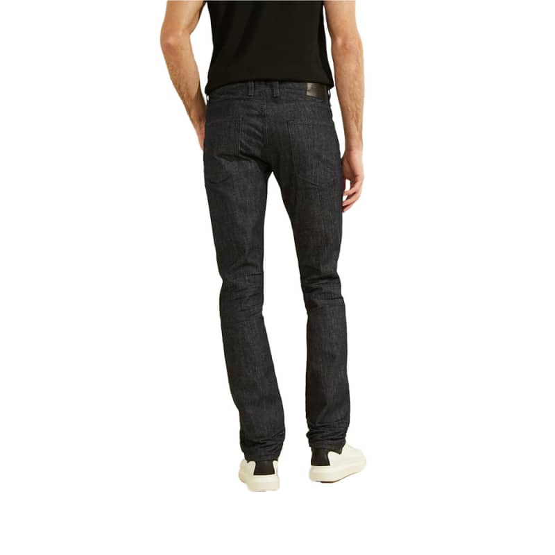 Men's Black Smoke Slim Straight Jeans