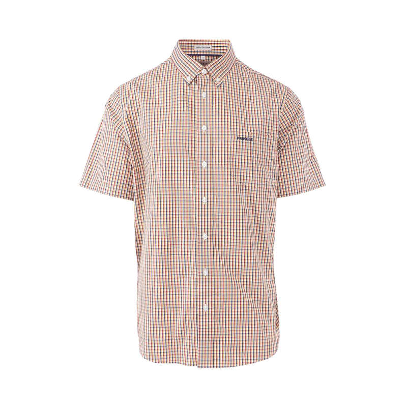 Pringle Men's Roben Short Sleeve Check Classic Shirt