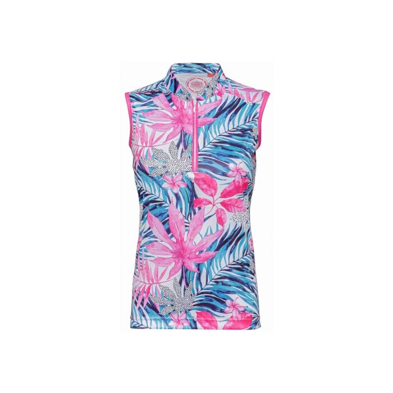 Ladies Paradise Sleeveless Dry Tech Performance Golfer