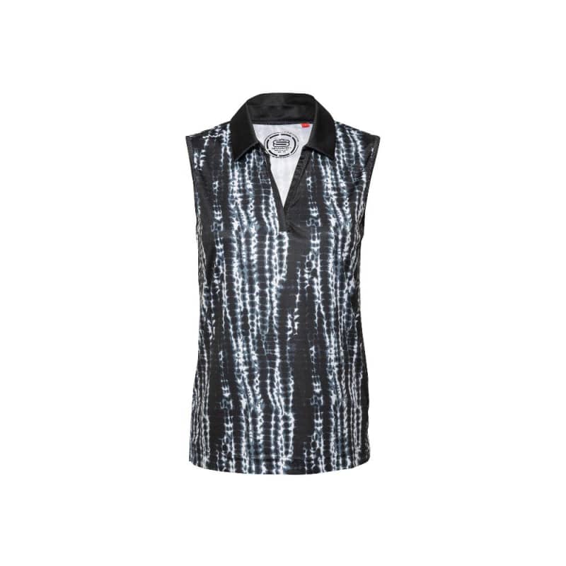 Ladies Shibori Sleeveless Golfer