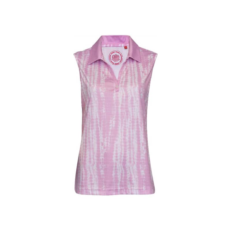 Ladies Shibori Sleeveless Golfer