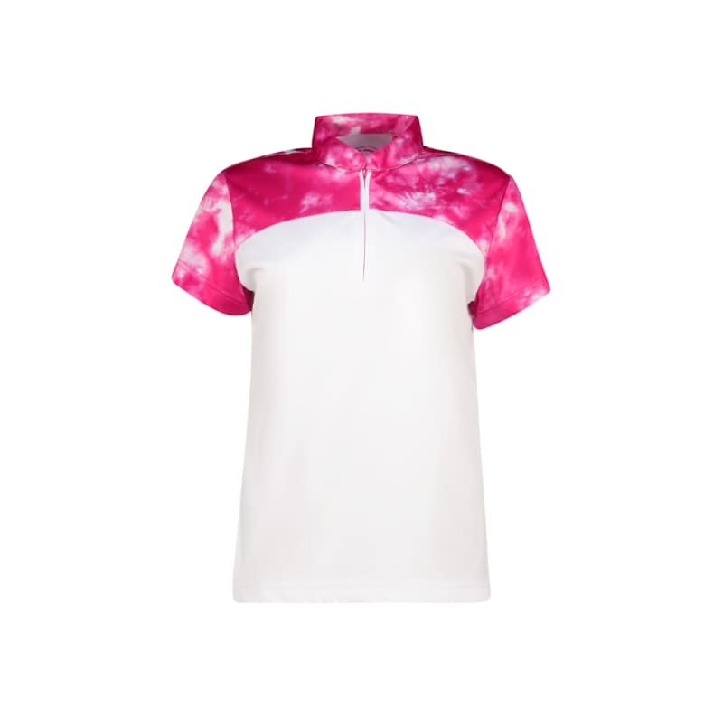 Ladies Tie-Dye Short Sleeve Golfer