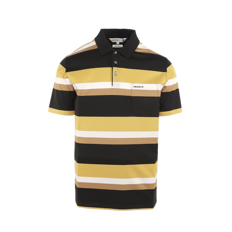 Men's Clifton Striped Mercerised Polo