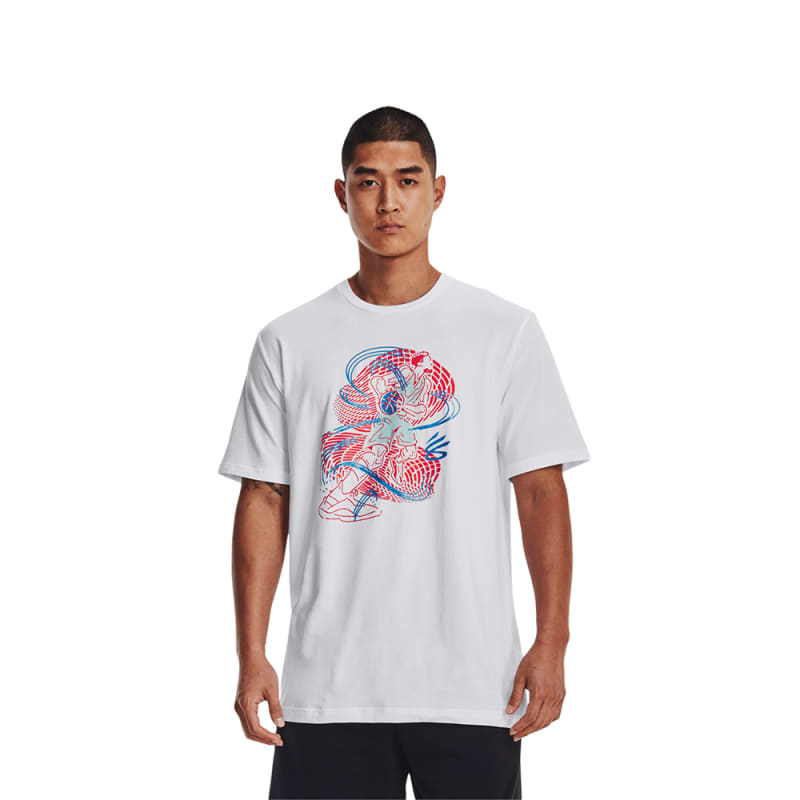 Men's Curry Animated Sketch Short Sleeve Tee