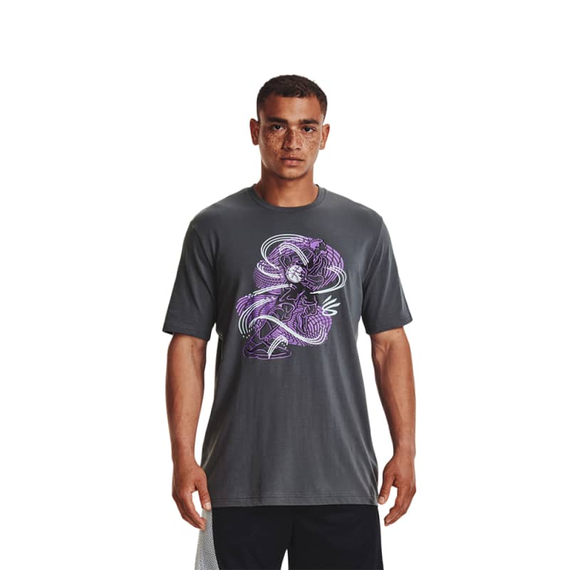 Men's Curry Animated Sketch Short Sleeve Tee