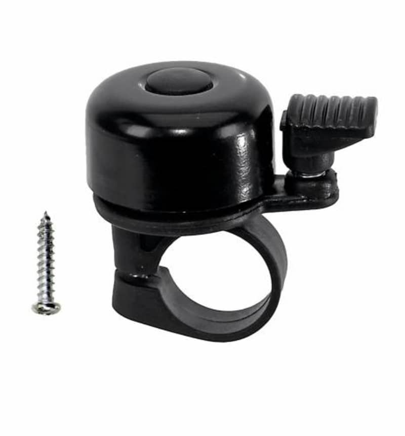 M-Wave Mini Bell With Plastic Base- Black