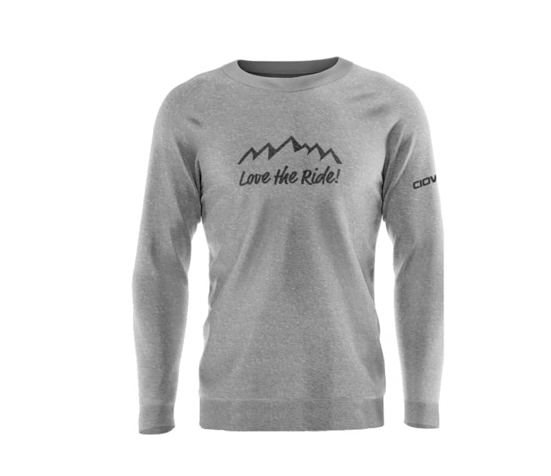 Ciovita  Love The Ride Long Sleeve Grey Men's Shirt
