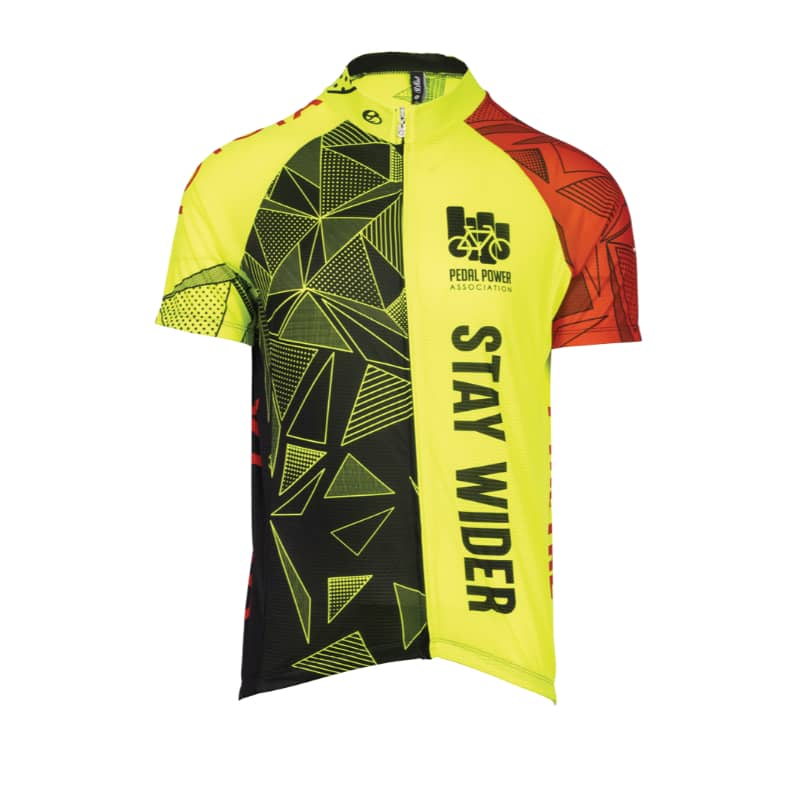 Stay Wider for the Rider Men's Short Sleeve Jersey 