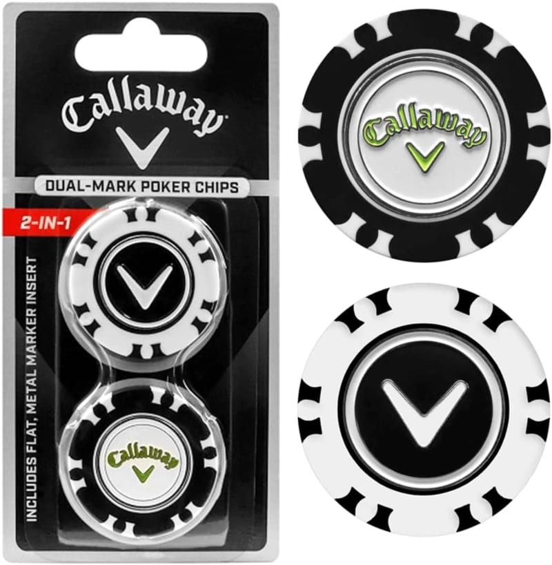 Callaway Dual Poker Chip Ball Marker 