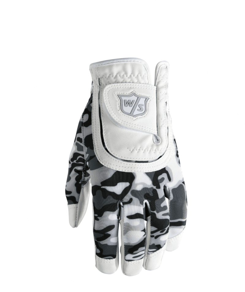 Wilson White/Black/Camo Junior Glove 