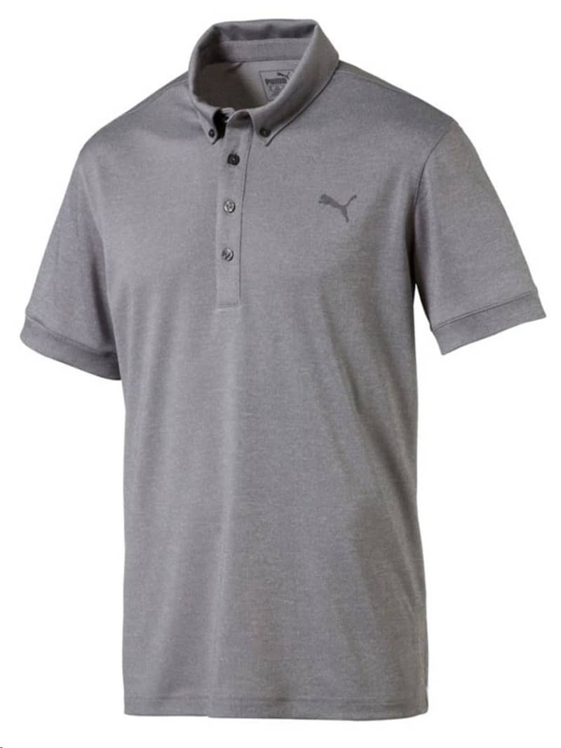 Puma Tailored Oxford Heather Charcoal Men's Shirt