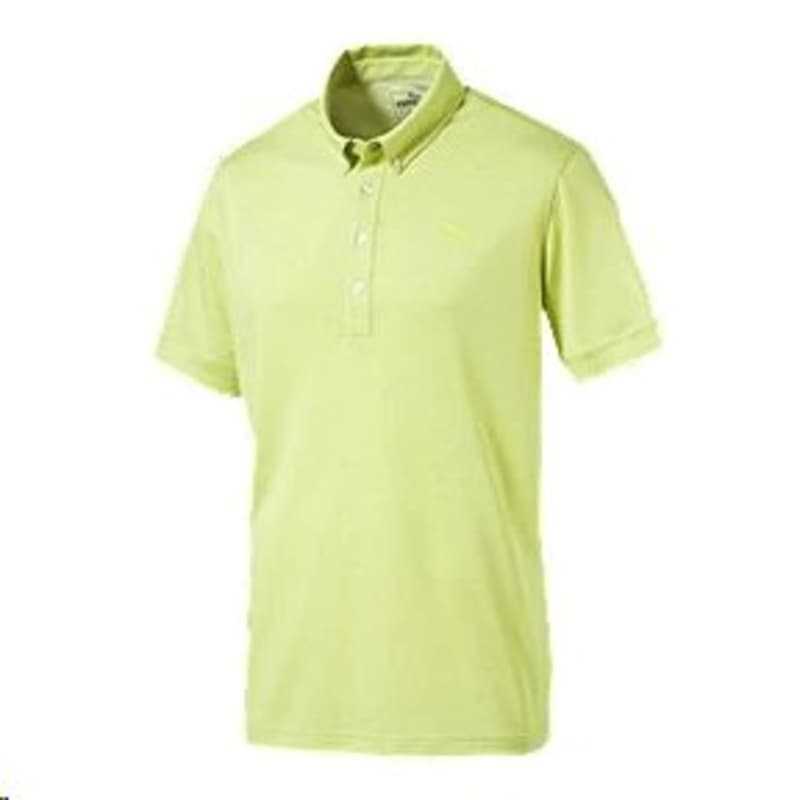 Puma Tailored Oxford Heather Men's Lime Shirt
