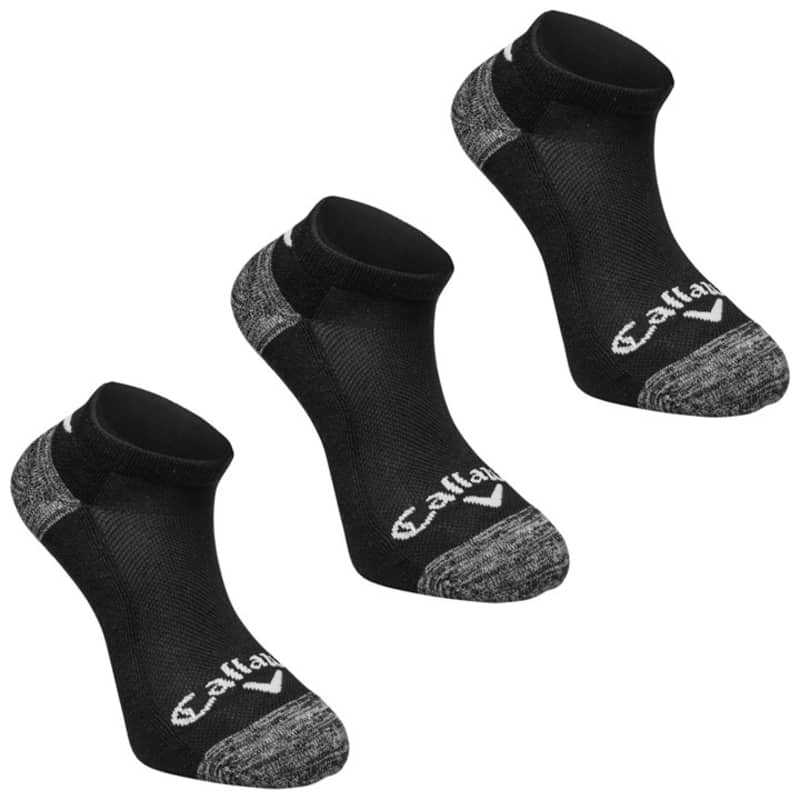 Callaway Tour Sports 3 Pack Men’s Black Socks