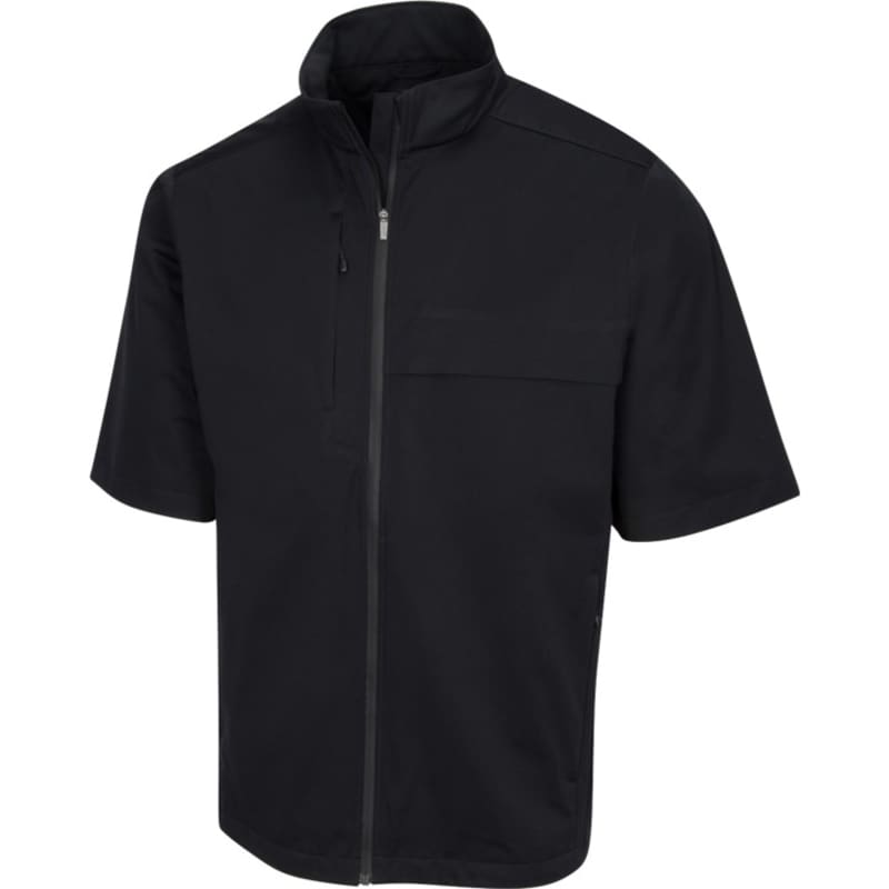 Greg Norman Weatherknit Short Sleeve Men’s Black Jacket