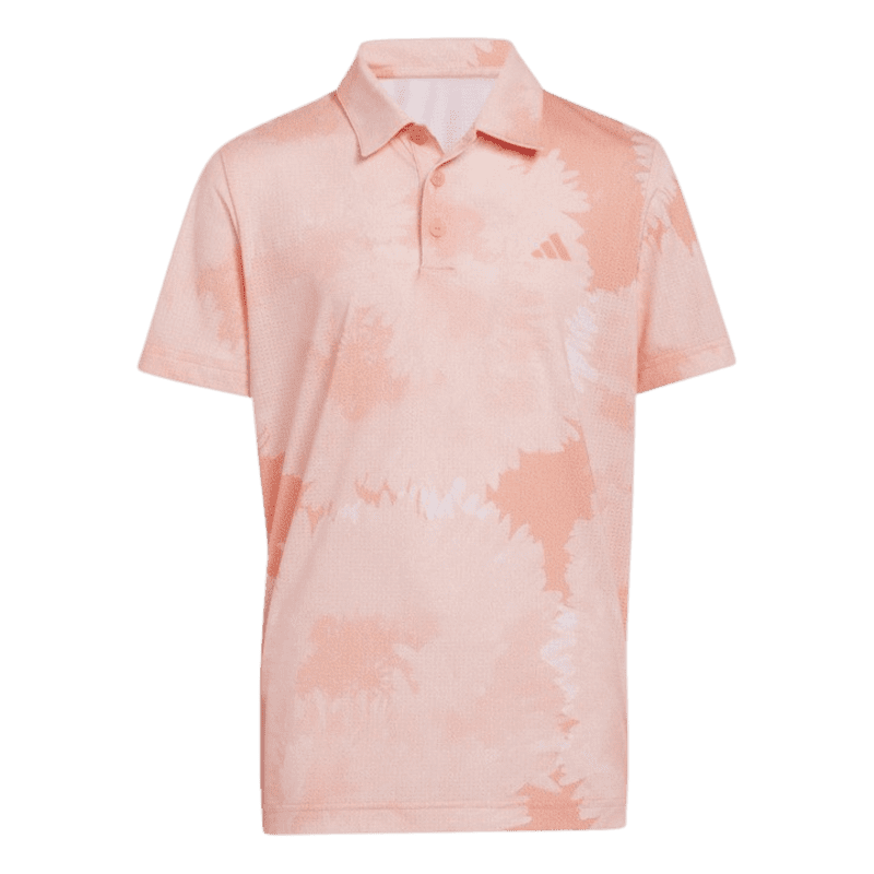 adidas Flower Mesh Polo Boy’s Coral Shirt