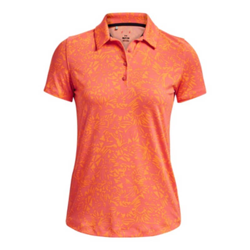 Under Armour Ladies Zinger Printed Pink/ Orange Shirt 