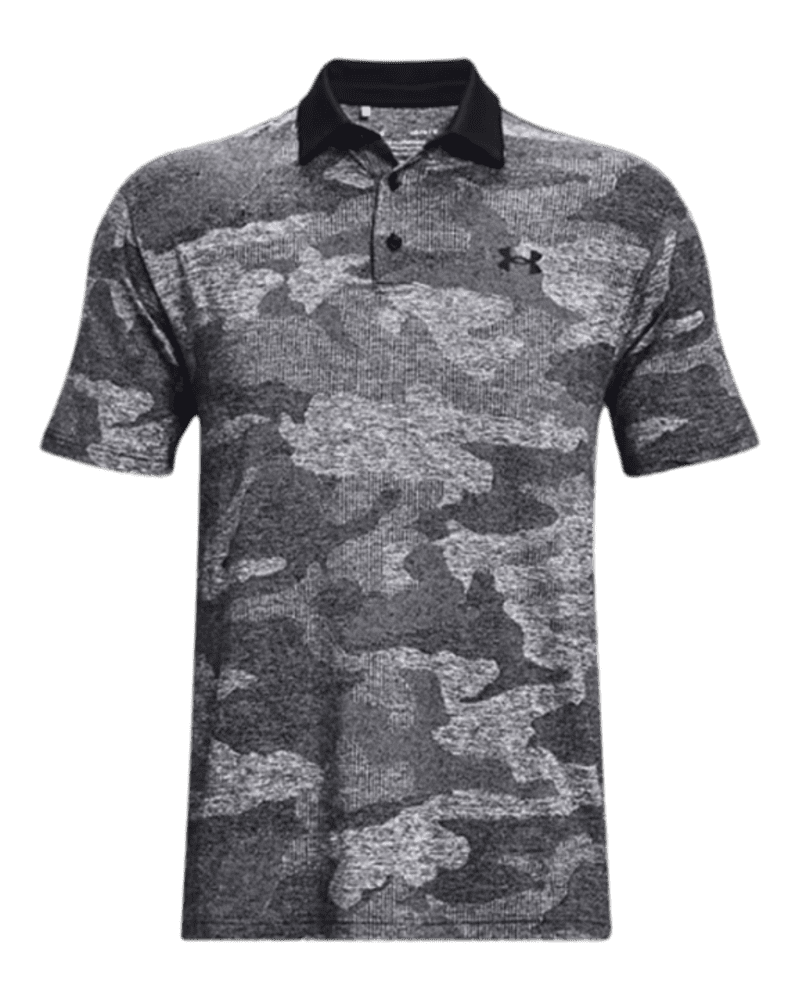 Under Armour PlayOff Camo Jacquard Men's Black/White Shirt