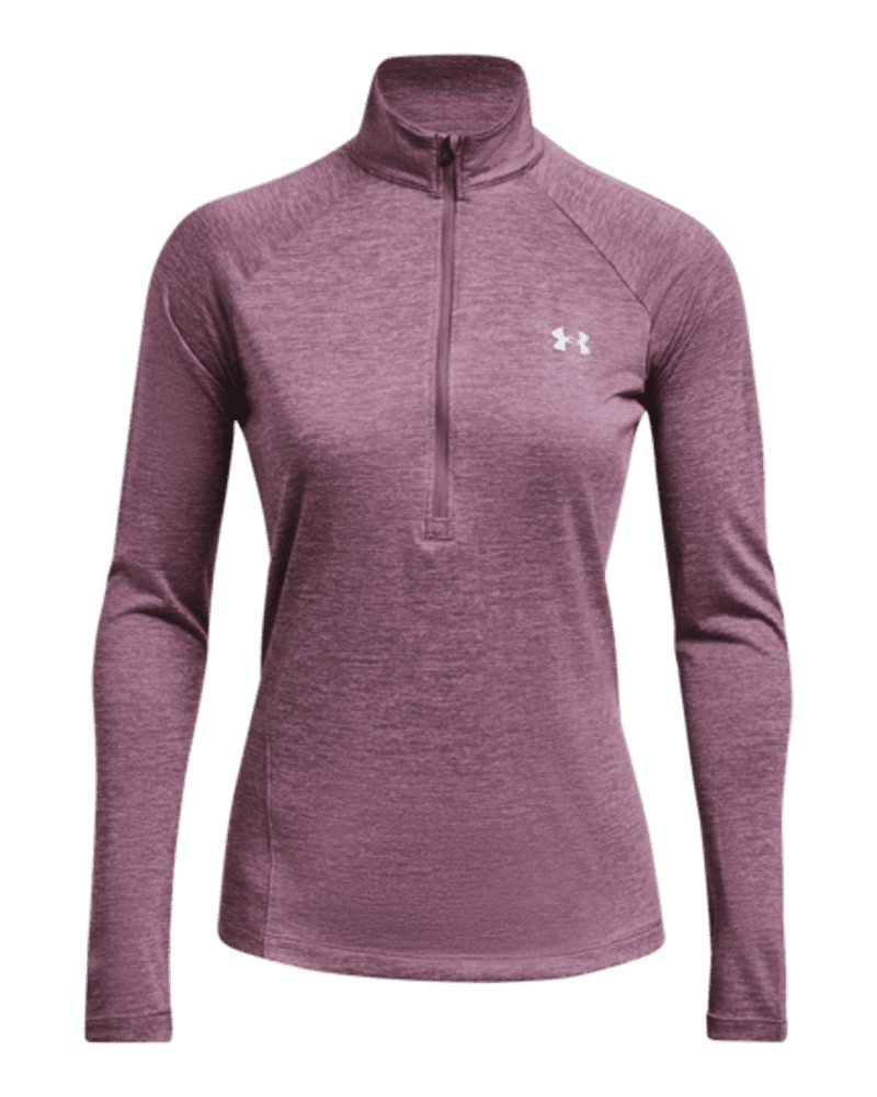 Under Armour Tech Half Zip Twist Purple Pullover