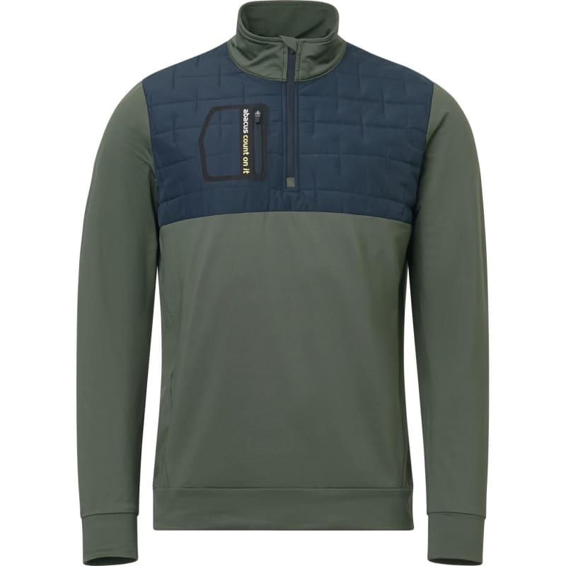 Abacus Hoylake Thermo Midlayer Half Zip Men's Forest Pullover
