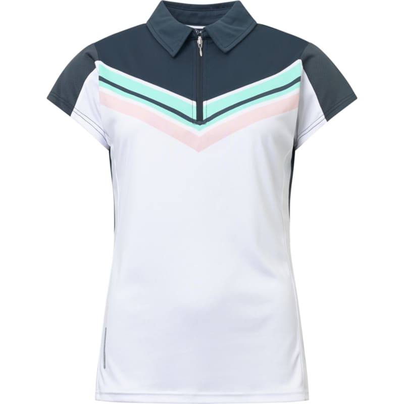 Abacus Simone DryCool Cupsleeve Ladies Peach Shirt