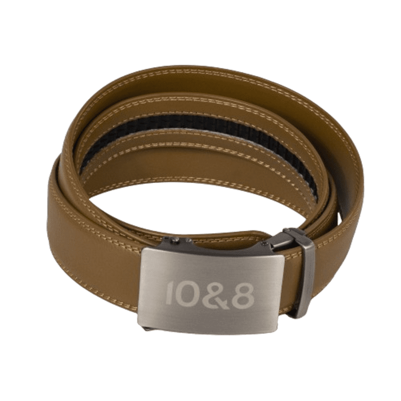 10&amp;8 Men's Brown Leather Belt