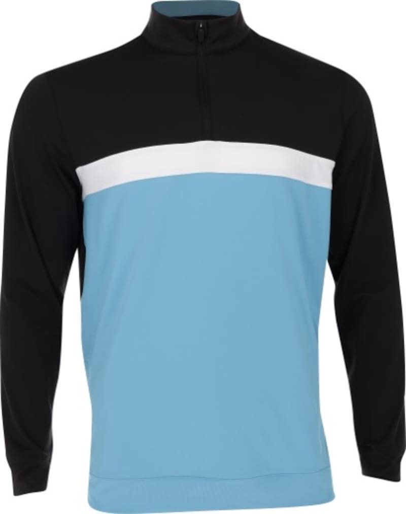  Puma Colour-Block Quarter-Zip Men’s Navy Pullover
