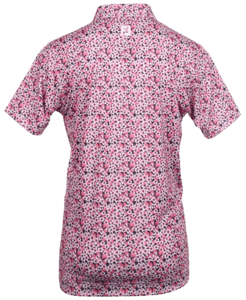 FootJoy Primrose Print Lisle Men’s Navy Shirt