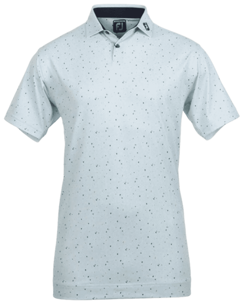 FootJoy Tweed Texture Pique Men's Seaglass Shirt
