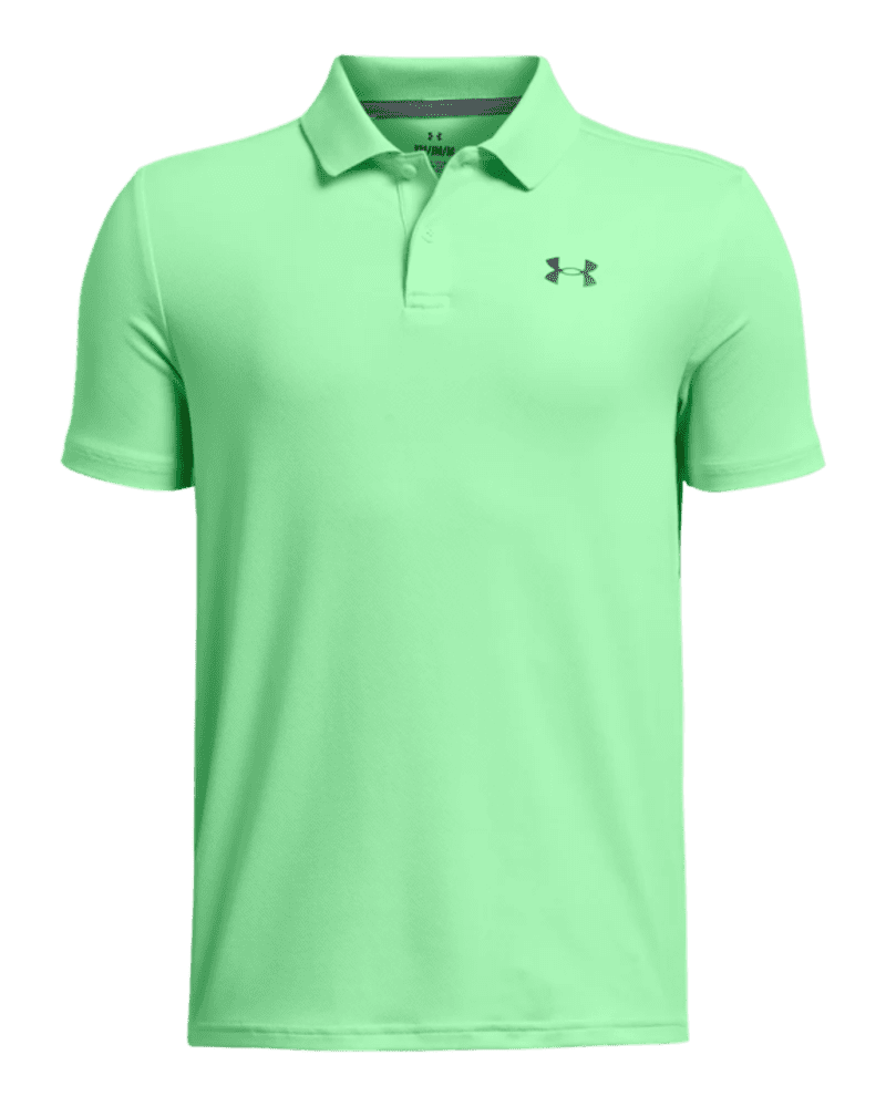 Under Armour Juniors Performance Green Golf Shirt