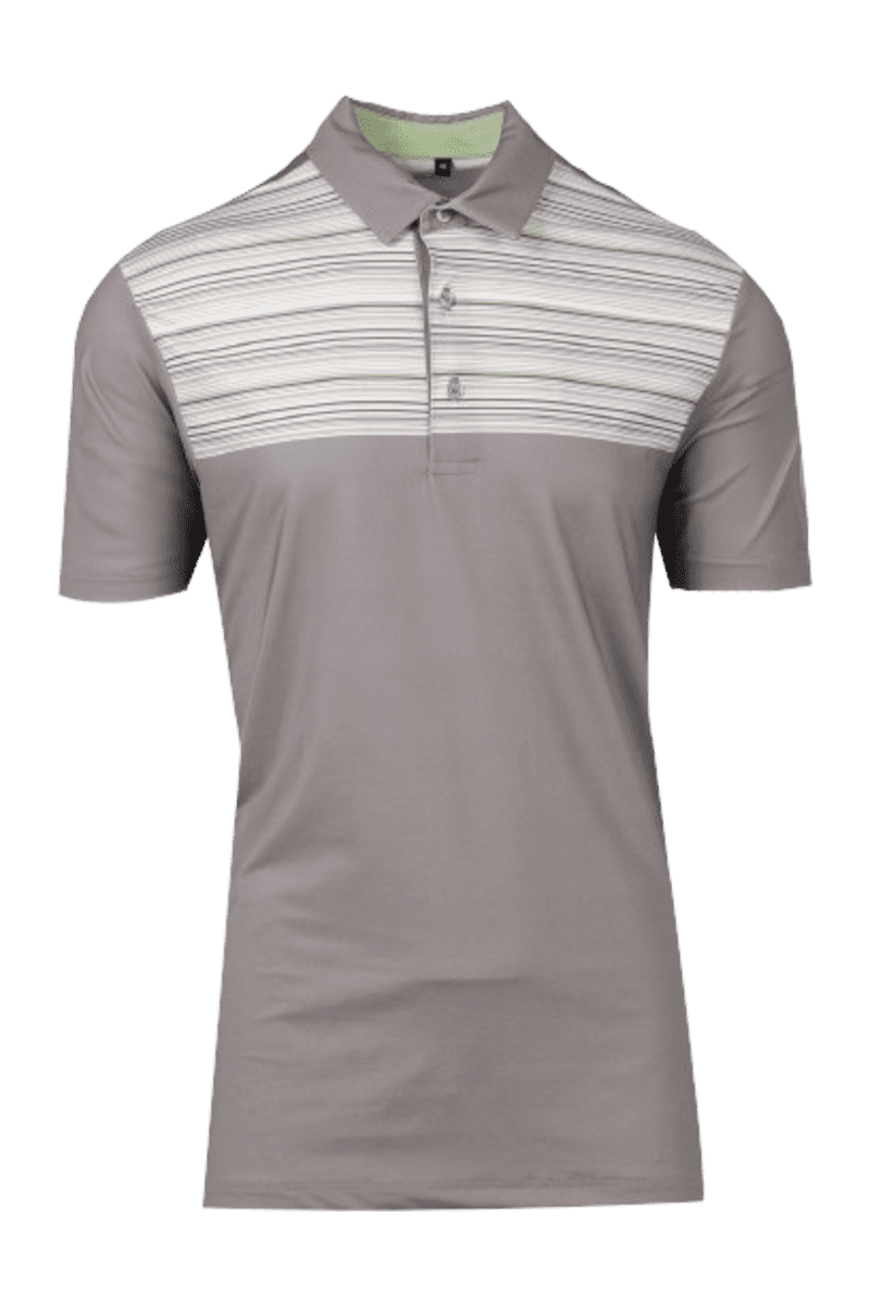 10&amp;8 Striped Men's Grey Shirt