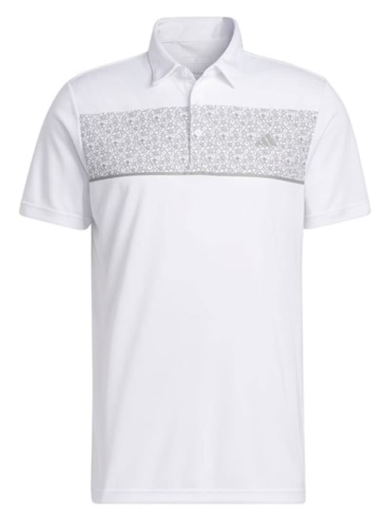 adidas Chest-Print Men's White Shirt