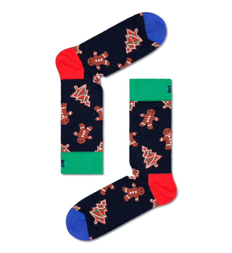 Happy Socks Men's Gingerbread Men